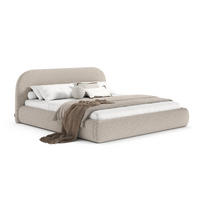 POLSTERBETT LIVV mit Bettkasten, Doppelbett - 180x200 cm - Beige/Naturfarben, Holz/Textil (180/200cm) - mybed.