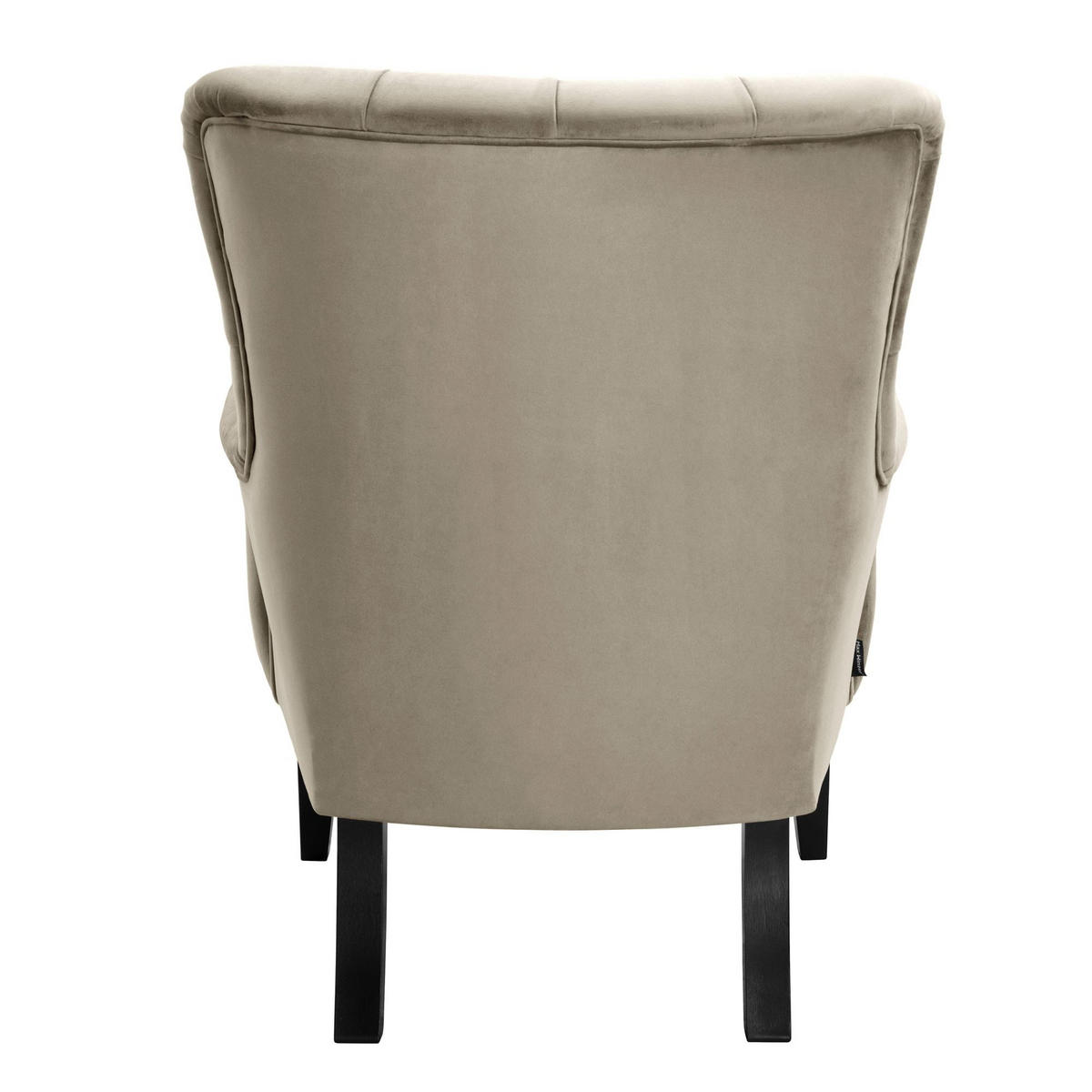 SESSEL Kayley Samtvelours sahara - Sahara, Kunststoff (71/97/82cm) - 58aufmkessel