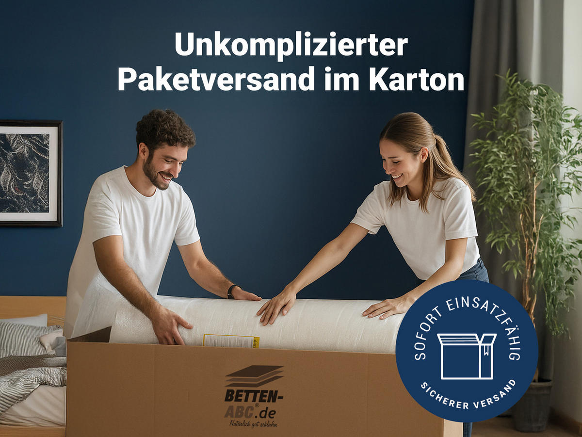 MATRATZE Basic-Line, Größe: 90 x 190 cm - Weiß, Textil (90/190cm) - Betten-ABC