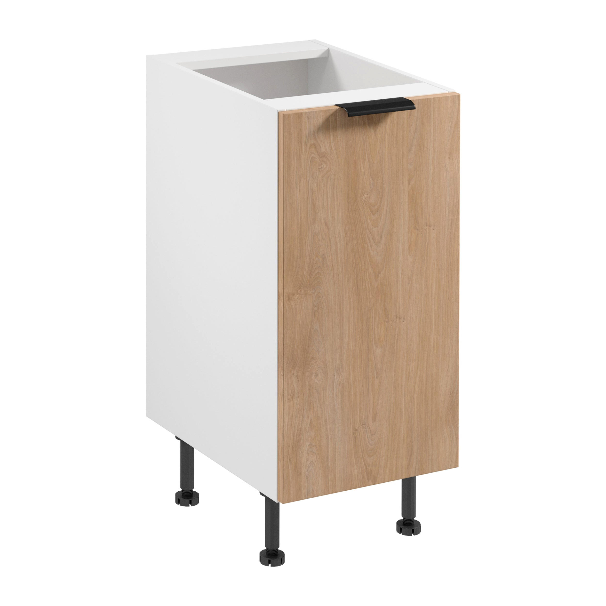 UNTERSCHRANK D40 P/L – Sorento Weiß Sonoma Eiche – Weiß / Sonoma Eiche - Weiß/Sonoma Eiche, Holzwerkstoff (40/87/52cm) - ROYAL24_MARKT