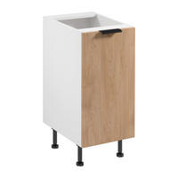 UNTERSCHRANK D40 P/L – Sorento Weiß Sonoma Eiche – Weiß / Sonoma Eiche - Weiß/Sonoma Eiche, Holzwerkstoff (40/87/52cm) - ROYAL24_MARKT