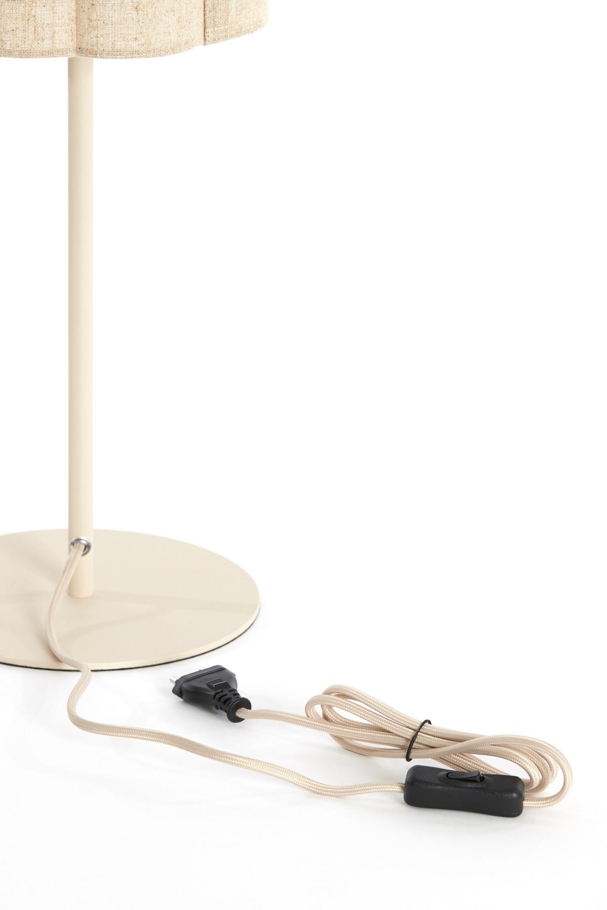 TISCHLAMPE Fringe Braun Ø20/70 cm - Braun, Metall (20/20/70cm) - Light & Living