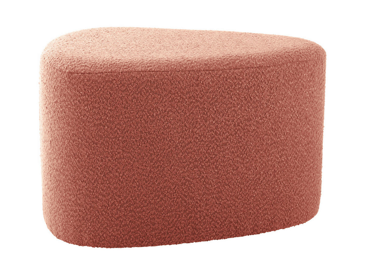 HOCKER Ada Organic 60/47/38 cm - Pink, Textil (47/38/60cm) - Leitmotiv