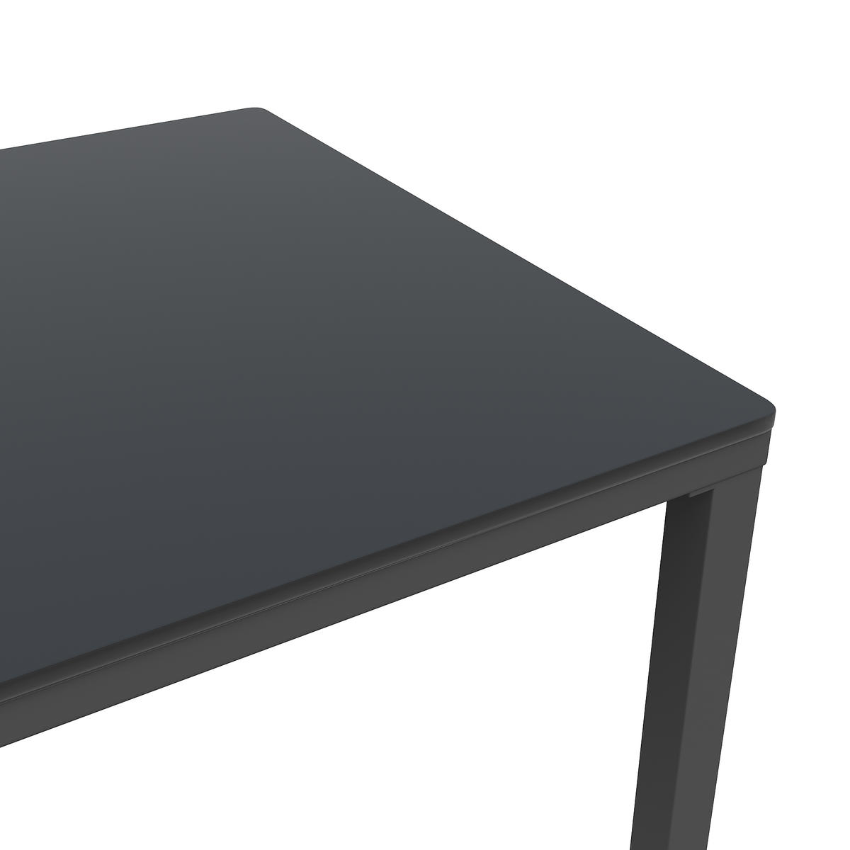 GARTENMÖBEL 114x60x70.5cm grau aus Eisen und mit Kissen - Grau, Metall - Modfu