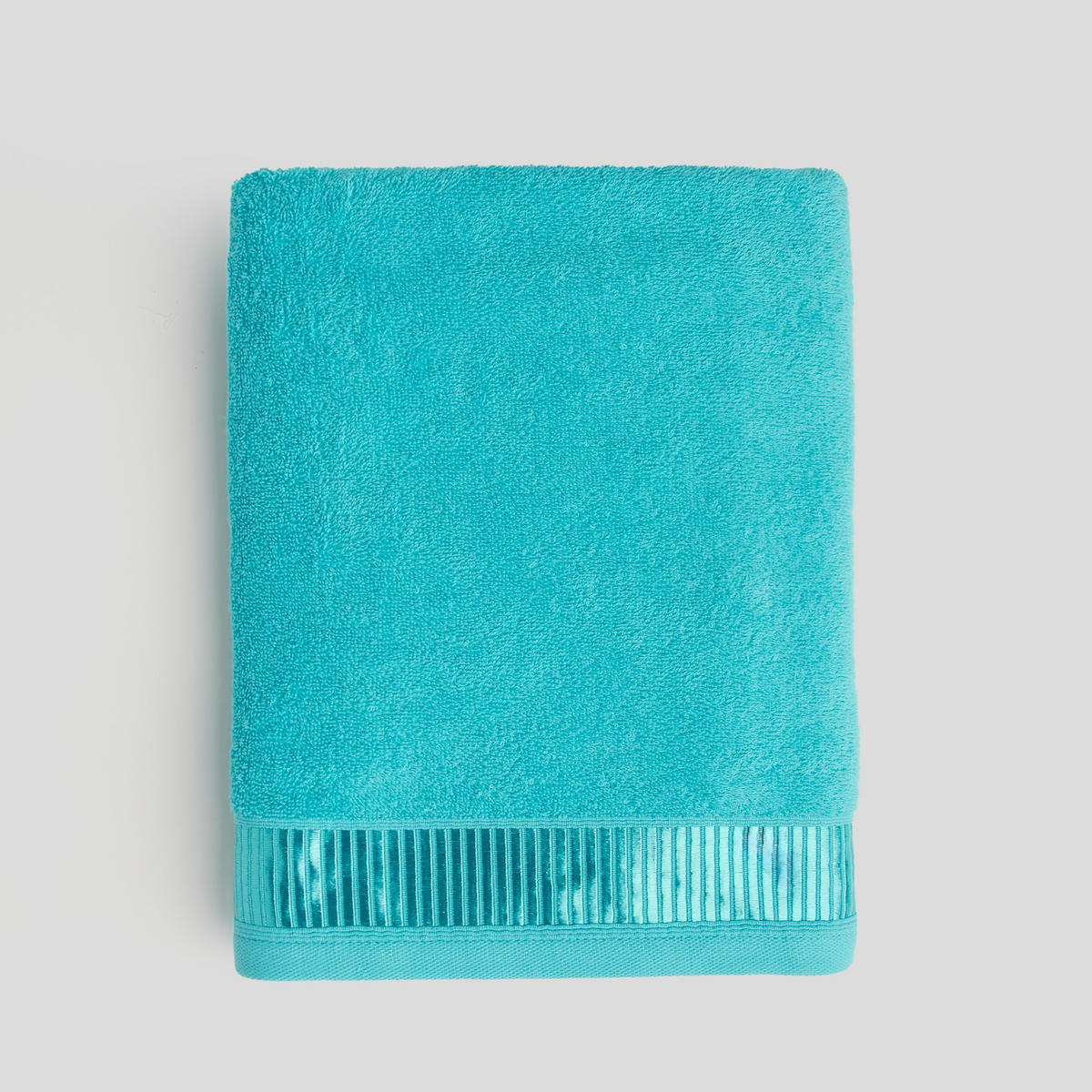 DUSCHTUCH Alicanty - Türkis, Textil (70/130cm) - home&you