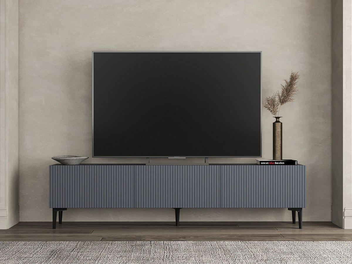 TV-MÖBEL Oscar Anthrazit - Anthrazit, Holz (180/45/31.4cm) - Habitat Garten