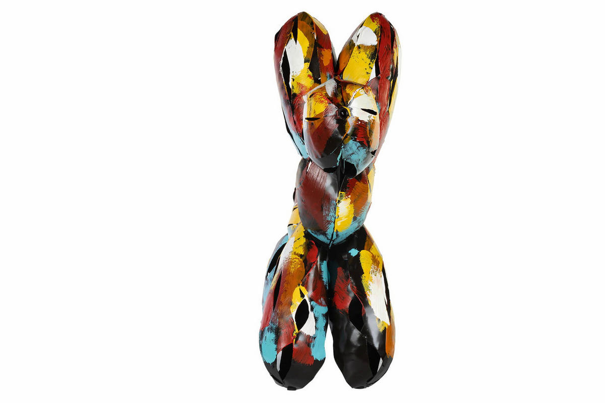METALLSKULPTUR Bunt 58/58 cm - Multicolor, Metall (4/58/22cm) - KUNSTLOFT