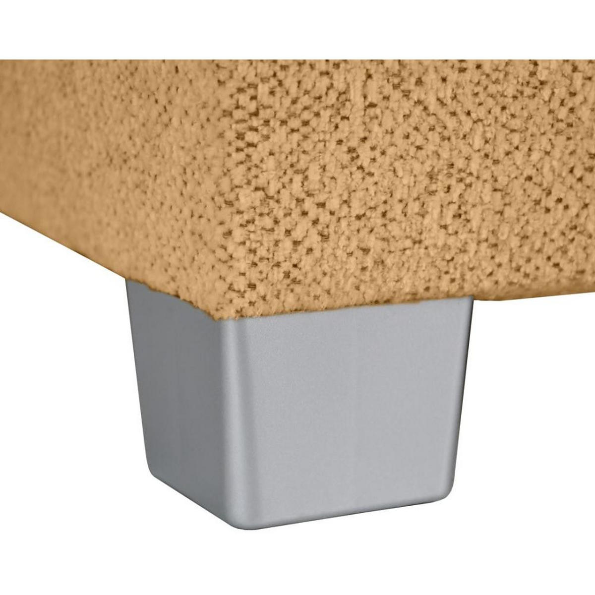 ECKSCHLAFSOFA Teramo gelb - Gelb/Schwarz, Kunststoff/Textil (235/150cm) - Beautysofa