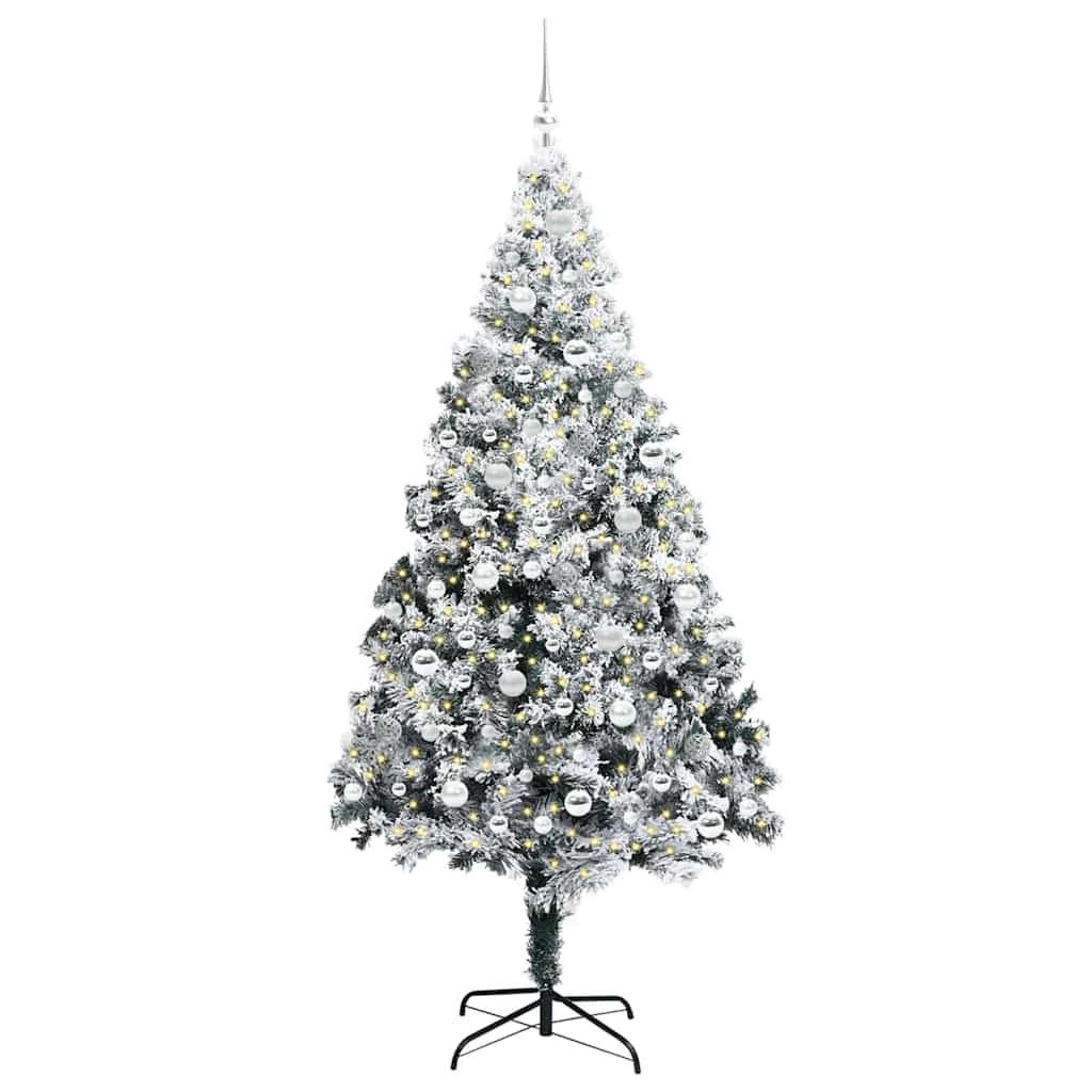 vidaXL Weihnachtsbaum Weiß 210 cm