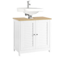 WASCHBECKENUNTERSCHRANK Weiß - Weiß, Holzwerkstoff (60/59/35cm) - SoBuy