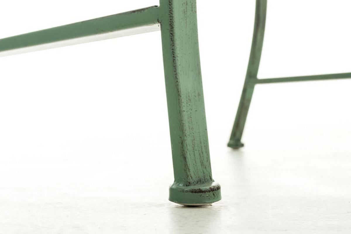 STUHL Pamela antik-grün - Grün, Metall (62/94/53cm) - TPFGarden