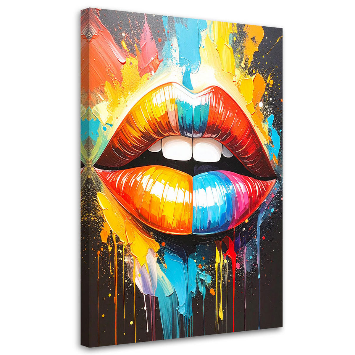 LEINWANDBILD Popkultur 70x100cm - Multicolor, Textil (70/100cm) - Feeby