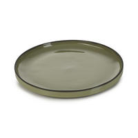 DESSERTTELLER CARACTERE 21 cm Kardamom - Dunkelgrün, Keramik (21cm) - Revol Porcelaine France