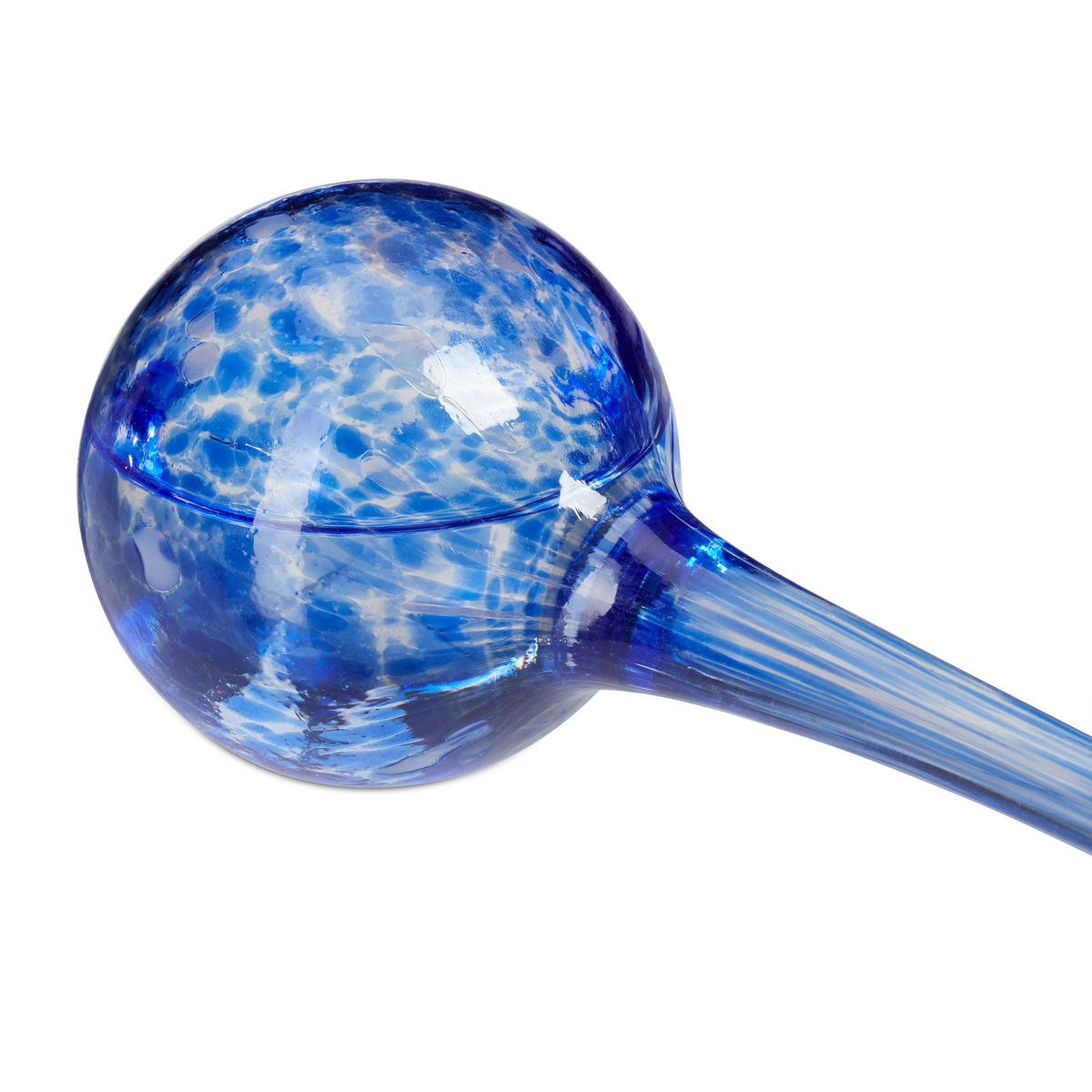 2XBEWÄSSERUNGSKUGEL - Blau, Glas (6/15/6cm) - Relaxdays