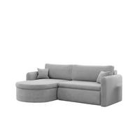 ECKSOFA Feliz In Poso - Hellgrau, Holzwerkstoff/Textil (160/250cm) - Fun Möbel