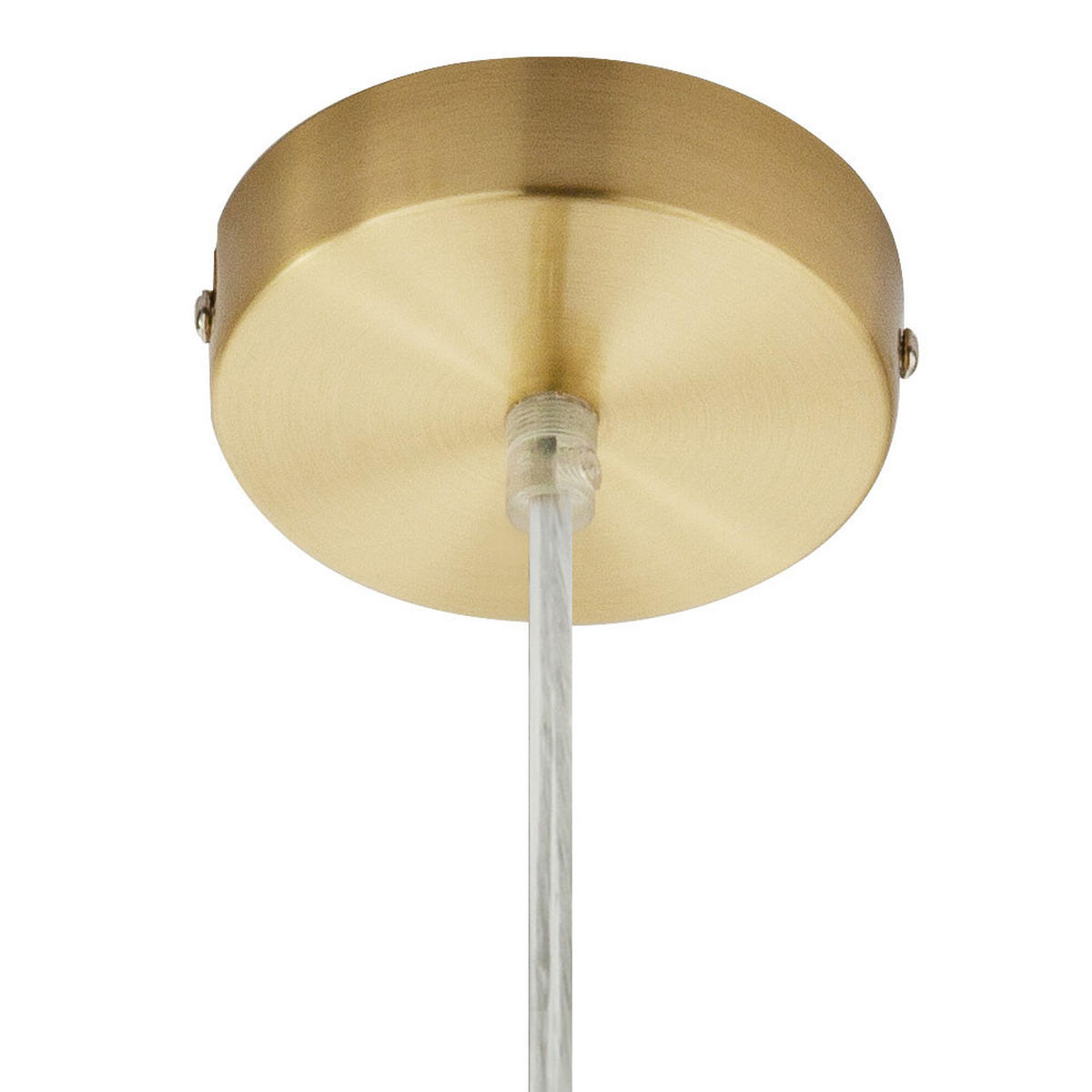 LED HÄNGELEUCHTE VARUS Gold Transparent - Goldfarben, Glas (25/25/120cm)