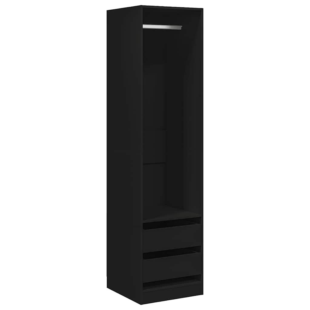 vidaXL Kleiderschrank Schwarz 50x50x50 cm