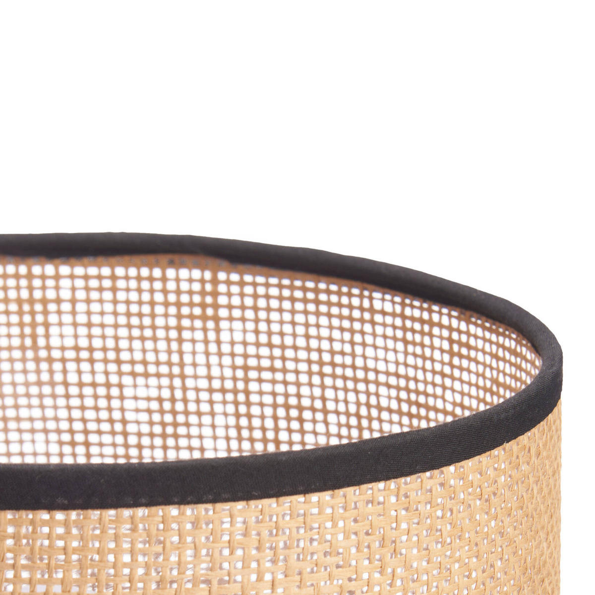 NACHTTISCHLAMPE Wiener Geflecht Ø 20 cm - Braun, Papier (20/20/39cm) - Giftdecor