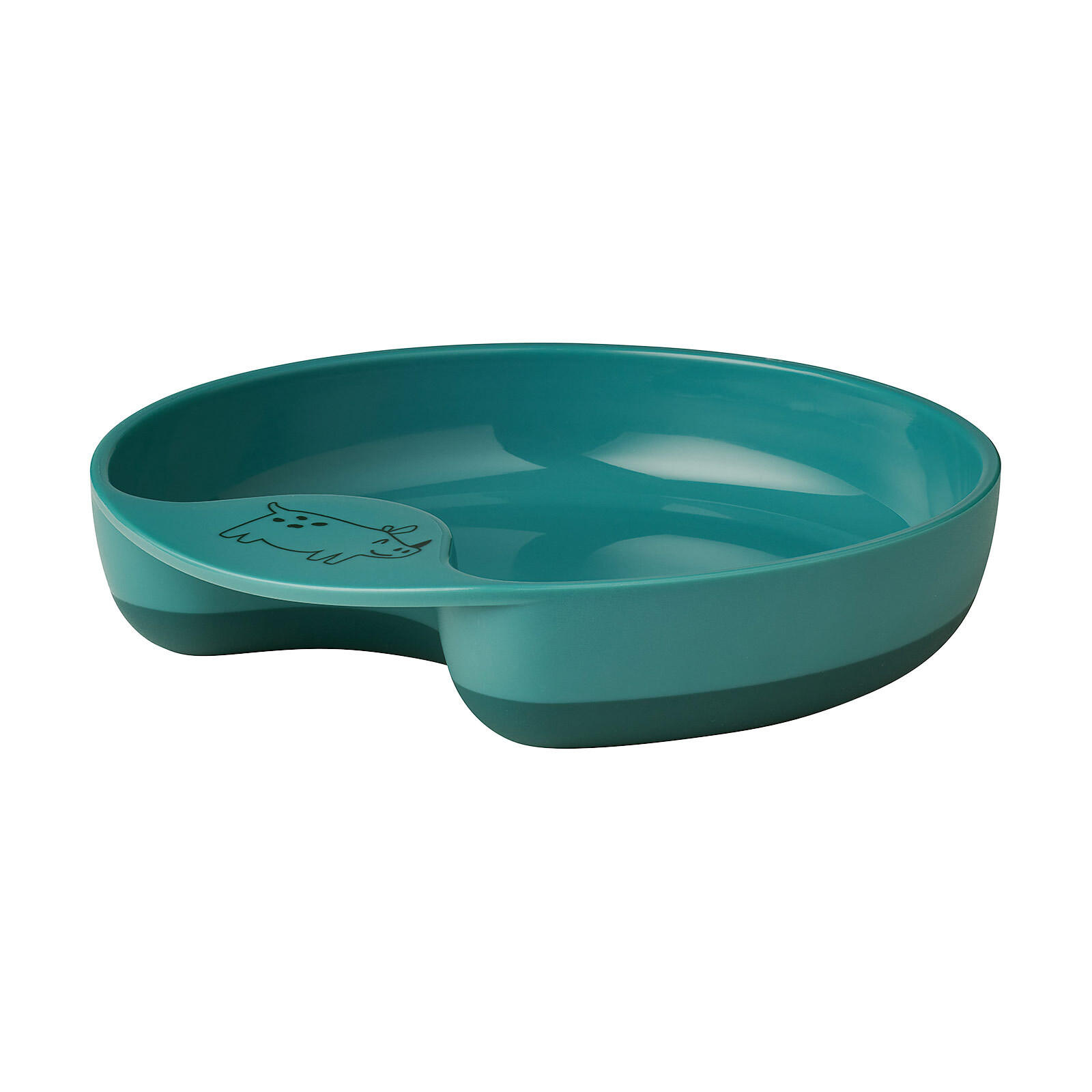 LERNTELLER Mio deep turquoise ø 17,6 cm - Türkis, Kunststoff (17.6/3.5/17.6cm) - Mepal