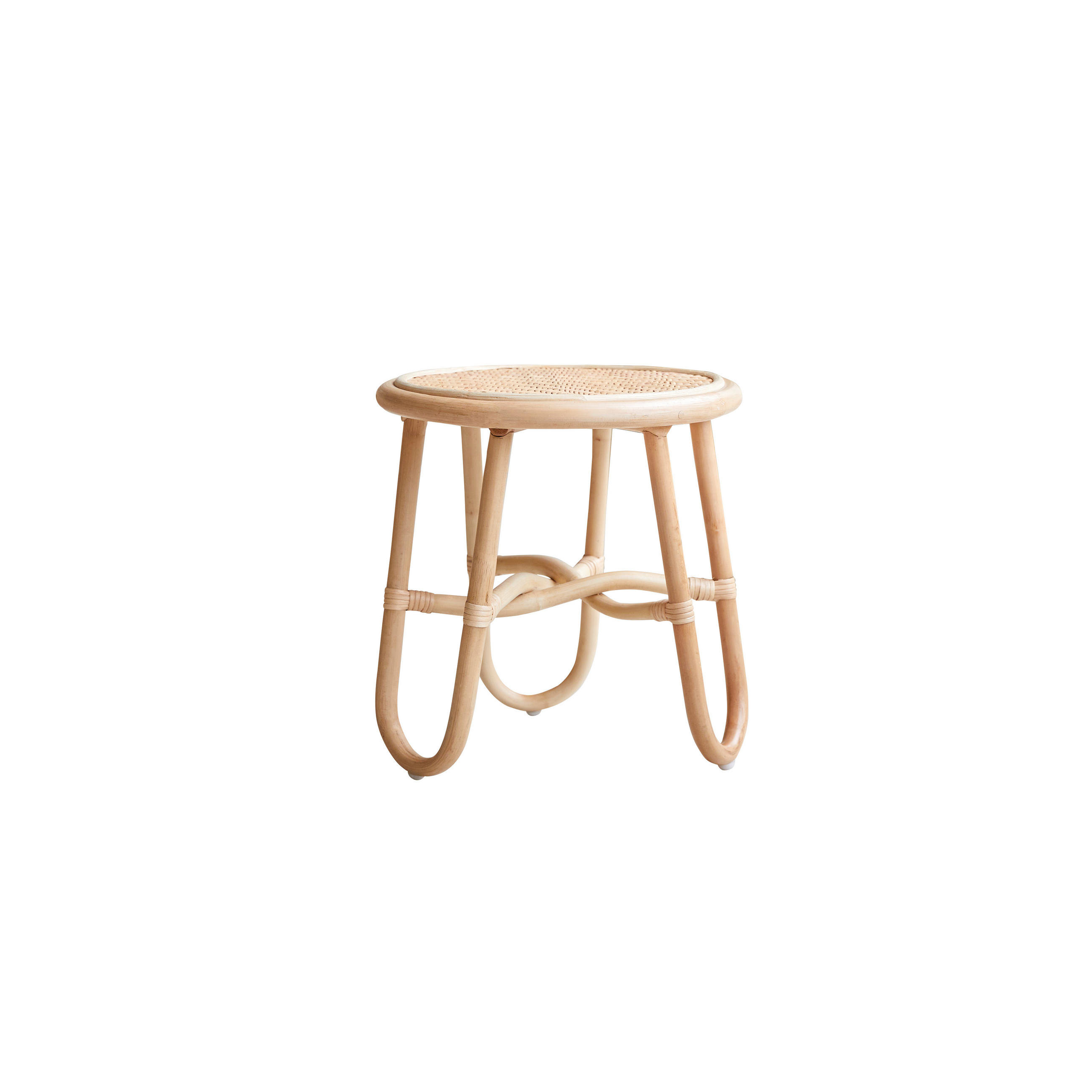 BEISTELLTISCH Lina Natur aus Rattan - Naturfarben, Naturmaterialien (40/40/40cm) - Tikamoon