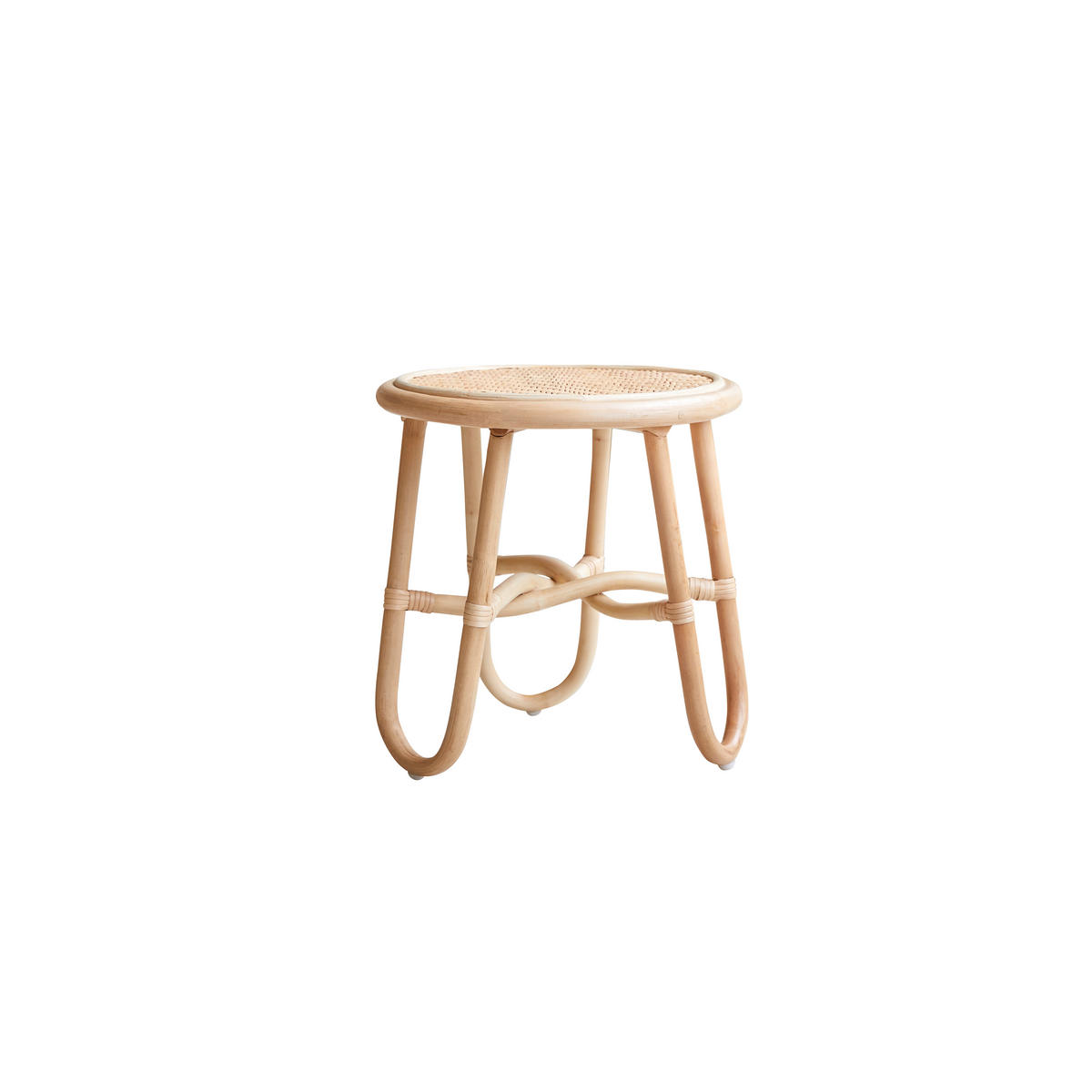 BEISTELLTISCH Lina Natur aus Rattan - Naturfarben, Naturmaterialien (40/40/40cm) - Tikamoon