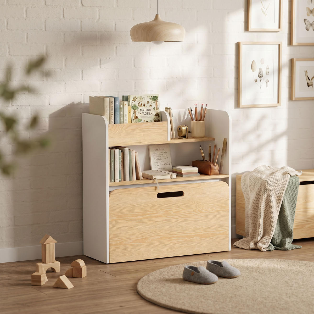 KINDERTISCHGRUPPE Weiß 80.0/29.0/80.0cm - Weiß, Holzwerkstoff (29/80/80cm)