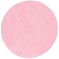 HOCHFLOR SHAGGY TEPPICH FLUFFY RUND - Rosa, Textil (200/200cm) - Pergamon