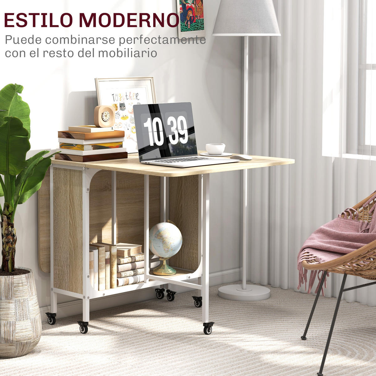 ESSTISCH Naturholz 1 Stück - Beige, Kunststoff (130/80/74cm) - GiPP
