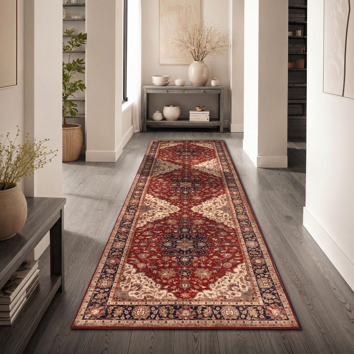 KURZFLORTEPPICH 80/300 cm Seoul 453 - Rot, Textil (80/300cm) - Paco Home