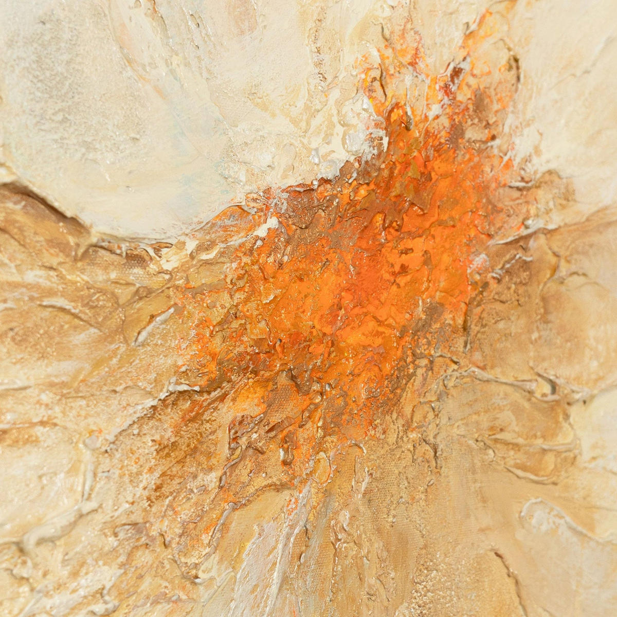 GEMÄLDE Feuerstaub Schattenfugenrahmen Beige 120x80 cm - Beige, Holz (120/80cm) - YS-art gallery