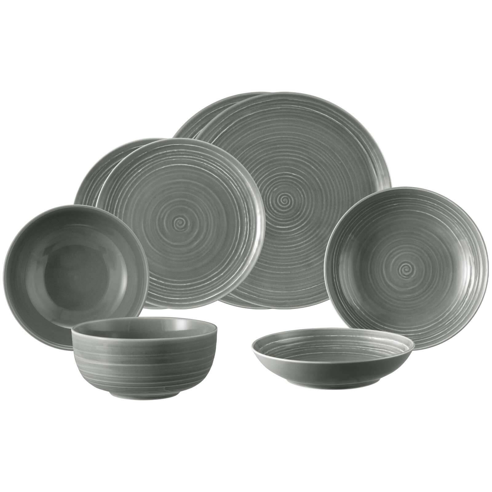 EINSTEIGER-SET Terra Perlgrau 8er Set - Grau, Keramik (1/1/1cm) - Seltmann Weiden