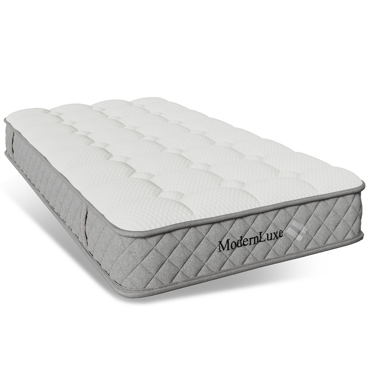 POLSTERBETT aus Leinen 90x200 cm in Beige mit USB- & Typ-C-Anschluss und Matratze - Beige, Textil (90/200cm) - Modfu