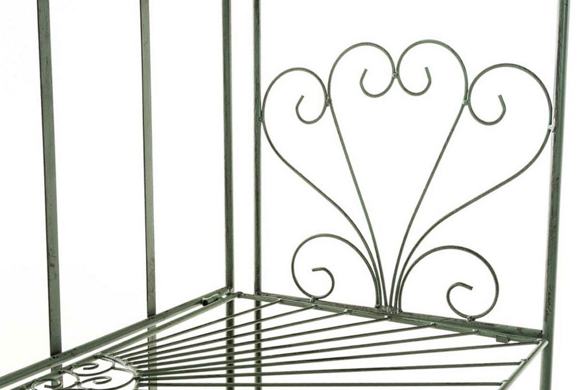 STANDREGAL Mya antik-grün - Grün, Metall (61.5/153/33cm) - TPFGarden