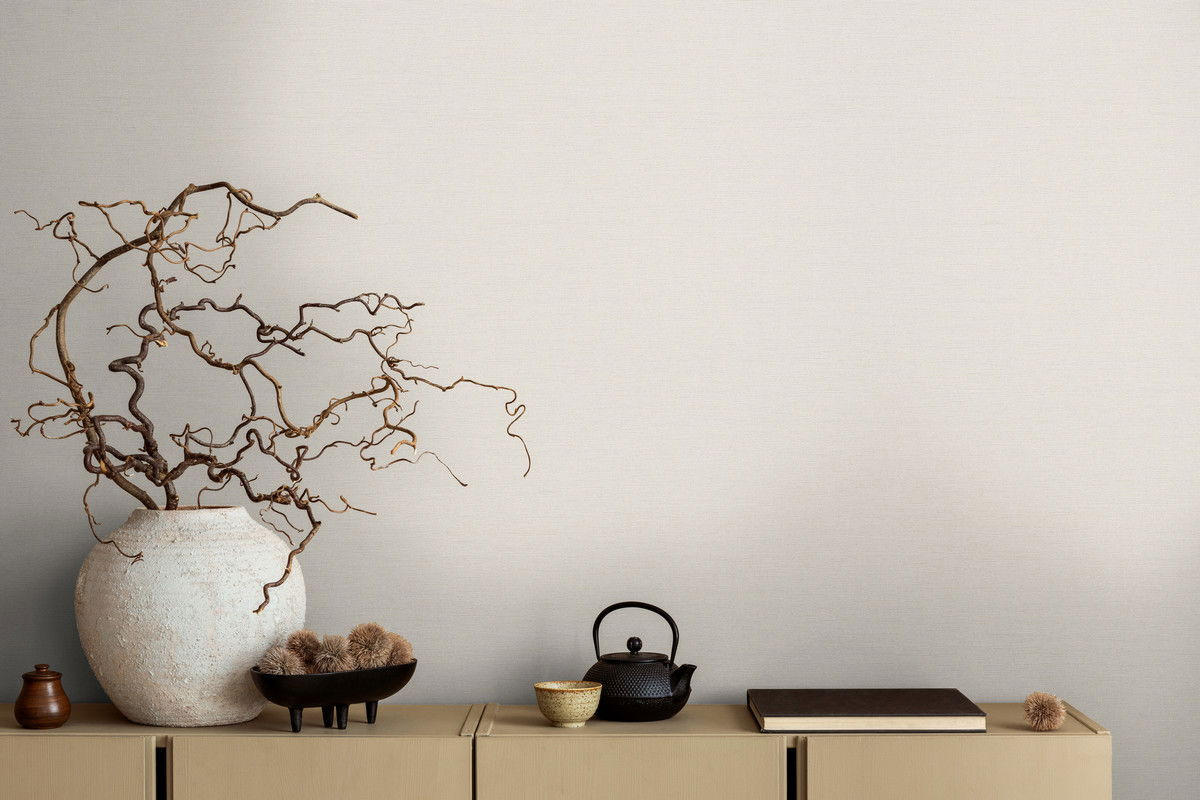 VLIESTAPETE Weiß 53/1005 cm - Weiß, Textil (53/1cm) - KUNSTLOFT