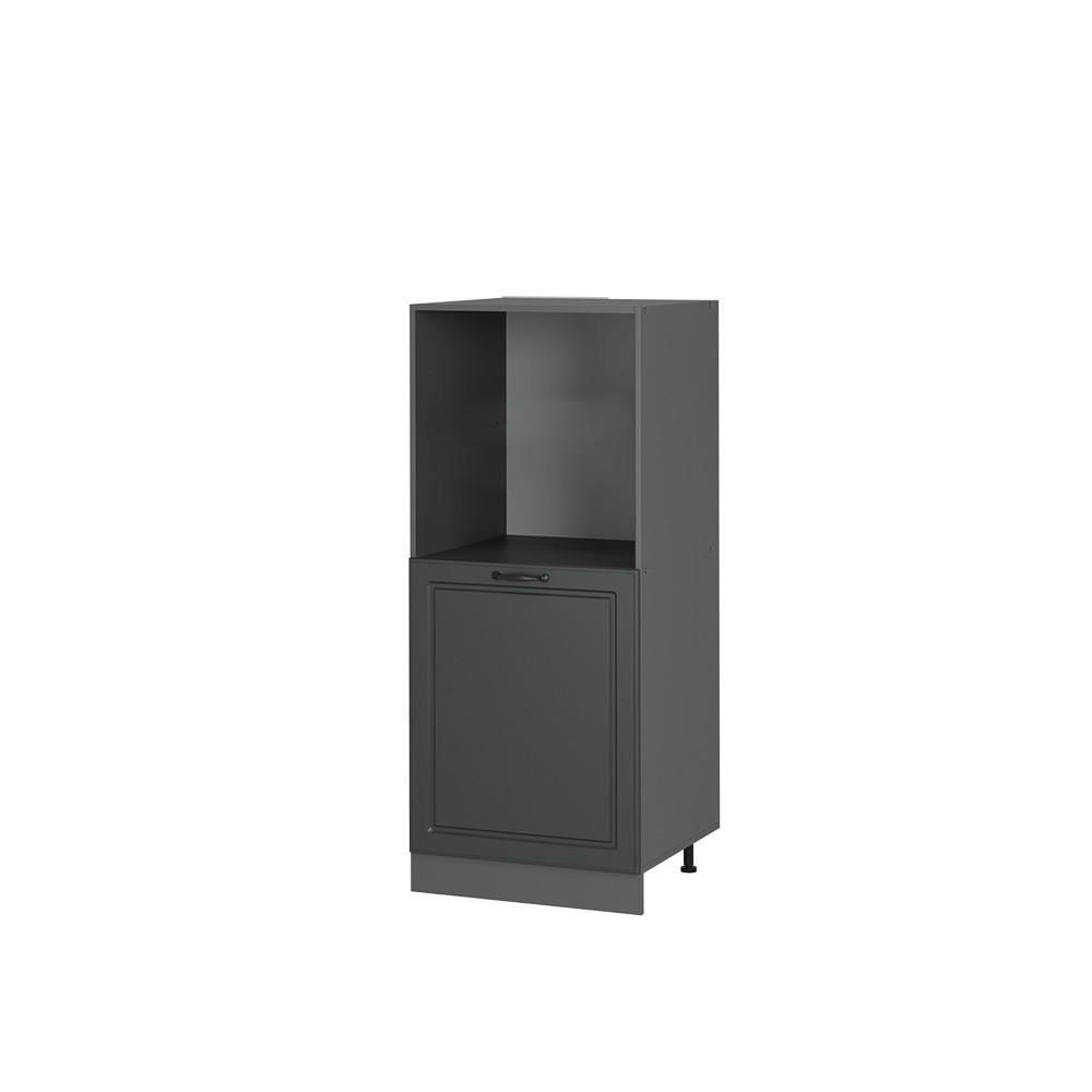 HERDUMBAUSCHRANK R-Line Anthrazit Landhaus 60 cm - Anthrazit, Holzwerkstoff (60/143/57cm) - Vicco