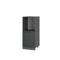 HERDUMBAUSCHRANK R-Line Anthrazit Landhaus 60 cm - Anthrazit, Holzwerkstoff (60/143/57cm) - Vicco