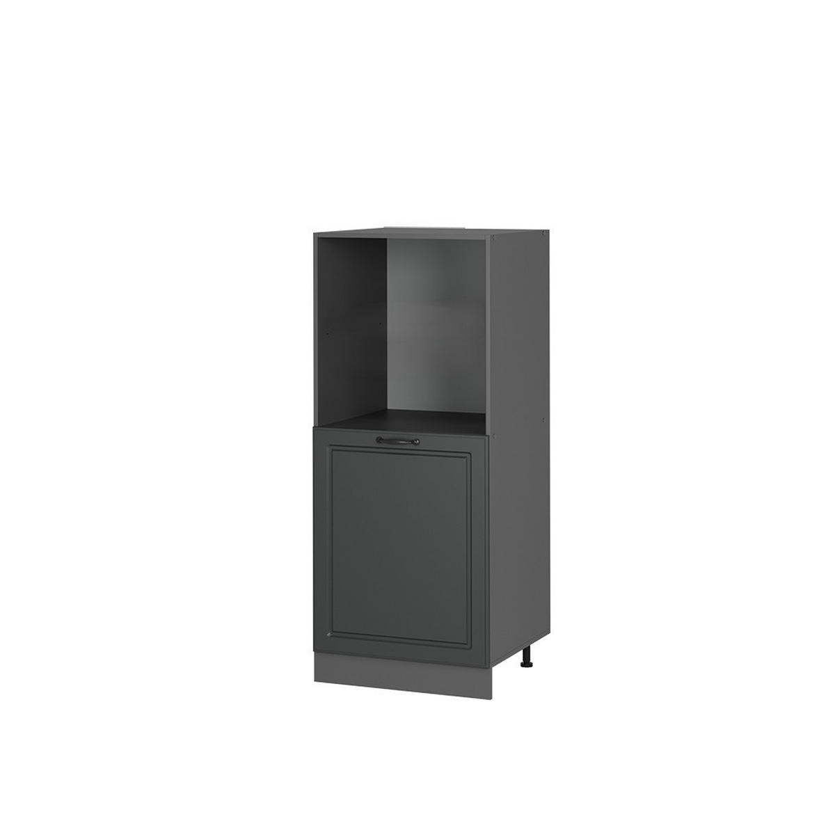 HERDUMBAUSCHRANK R-Line Anthrazit Landhaus 60 cm - Anthrazit, Holzwerkstoff (60/143/57cm) - Vicco