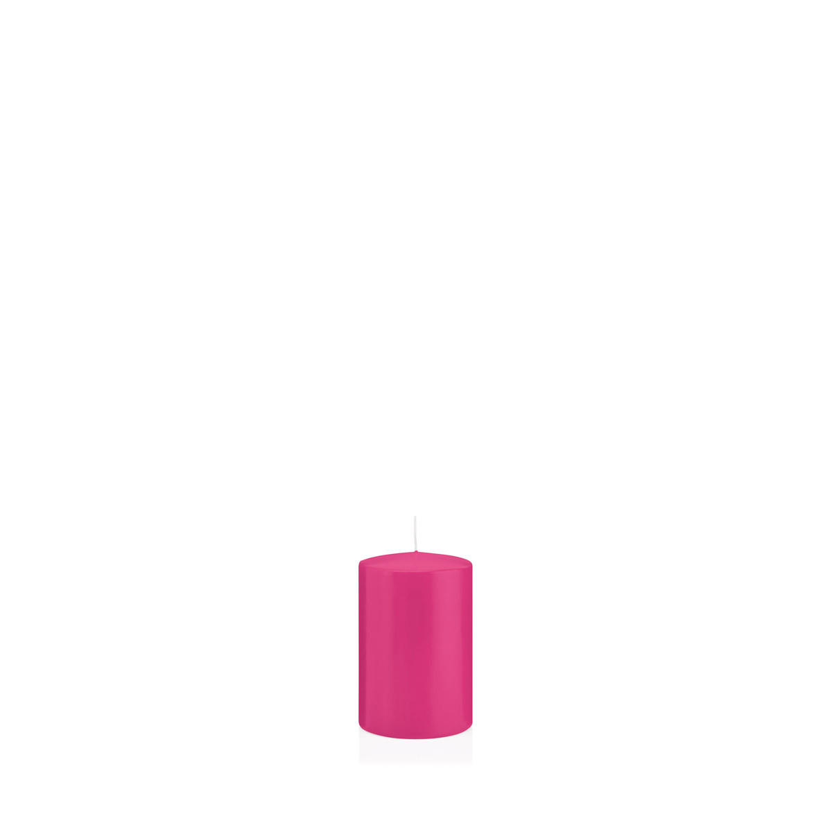 STUMPENKERZEN Pink Ø 38 x 60 mm, 24 Stück - Pink, Paraffin (4/6cm) - Wiedemann Kerzen