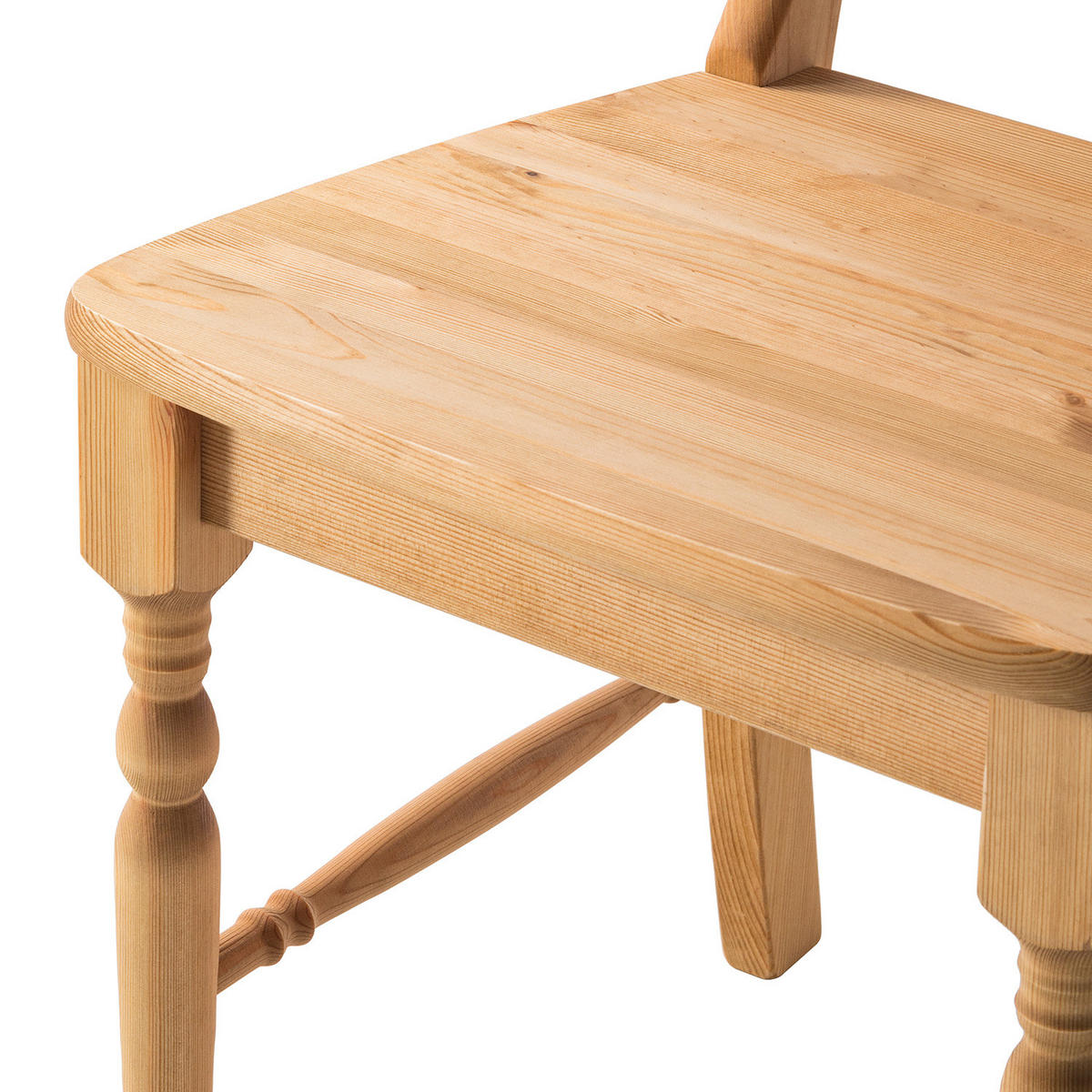 ESSZIMMERSTUHL - Kiefer massiv, 2er-Set - Kieferfarben, Holz (45/95/44cm) - home24