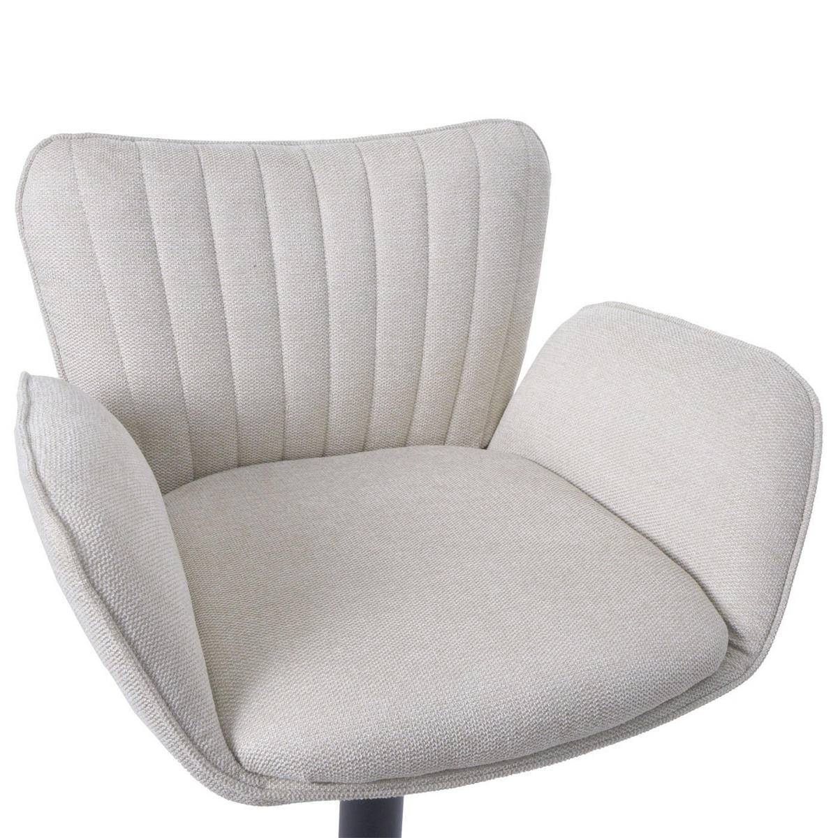 BARHOCKER Cremeweiß - Creme, Textil (50/110/45cm) - MCW