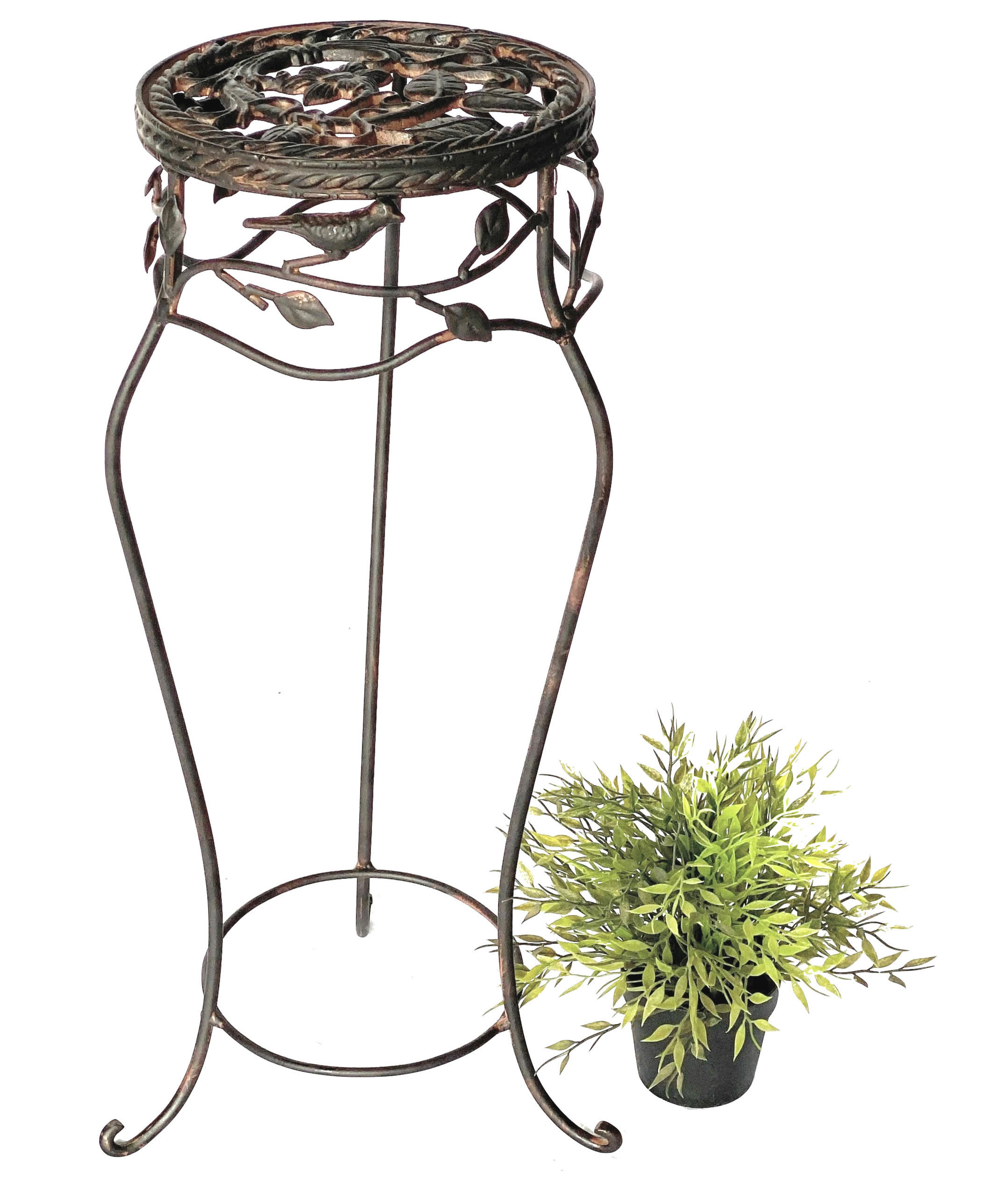 DanDiBo Blumenhocker Braun 23x65x23 cm