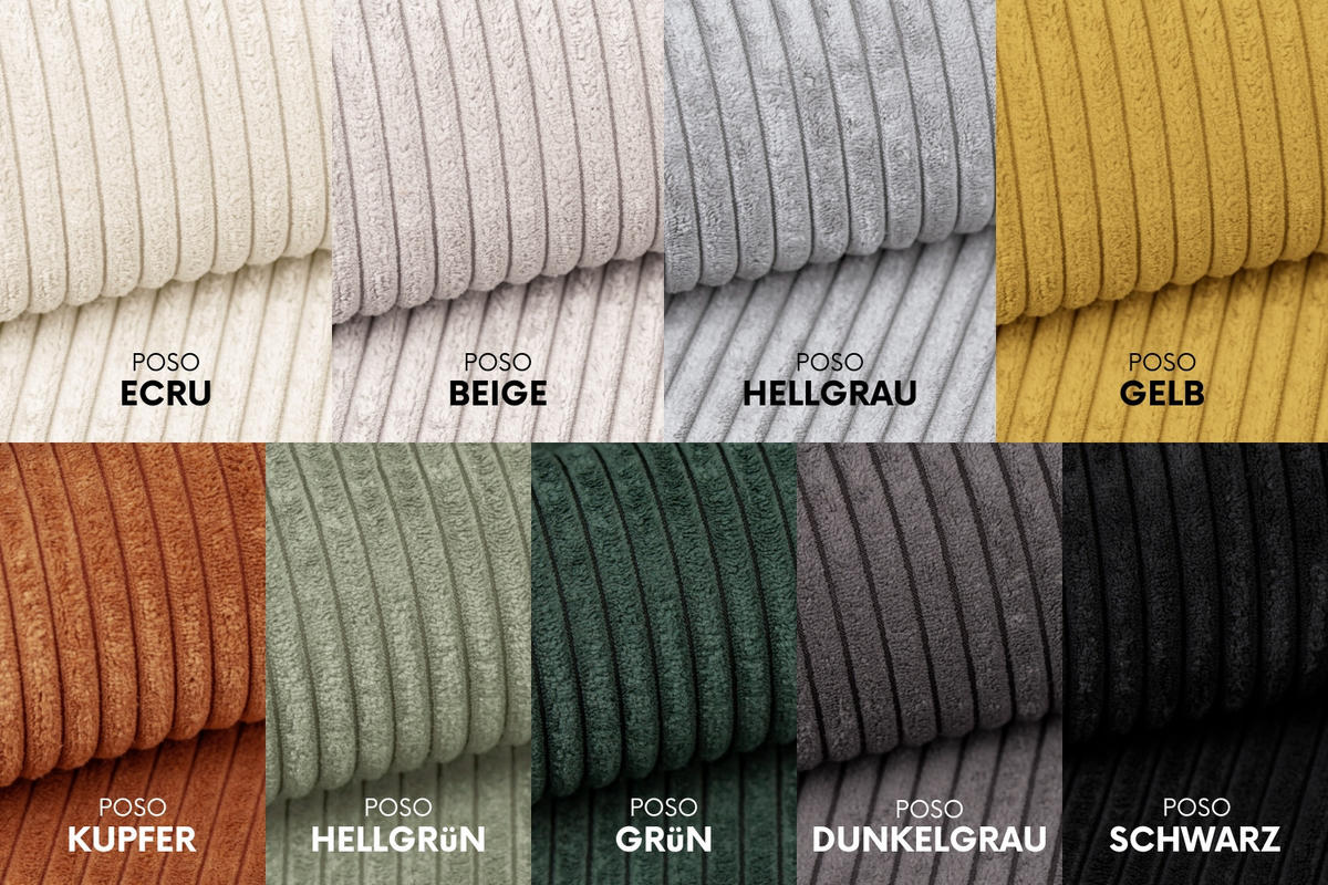 ECKSOFA Mit Schlaffunktion und Stauraum für Bettzeug Capri Stoff Poso Beige Rechts - Beige, Holz/Textil (272/145cm) - Kaiser Möbel