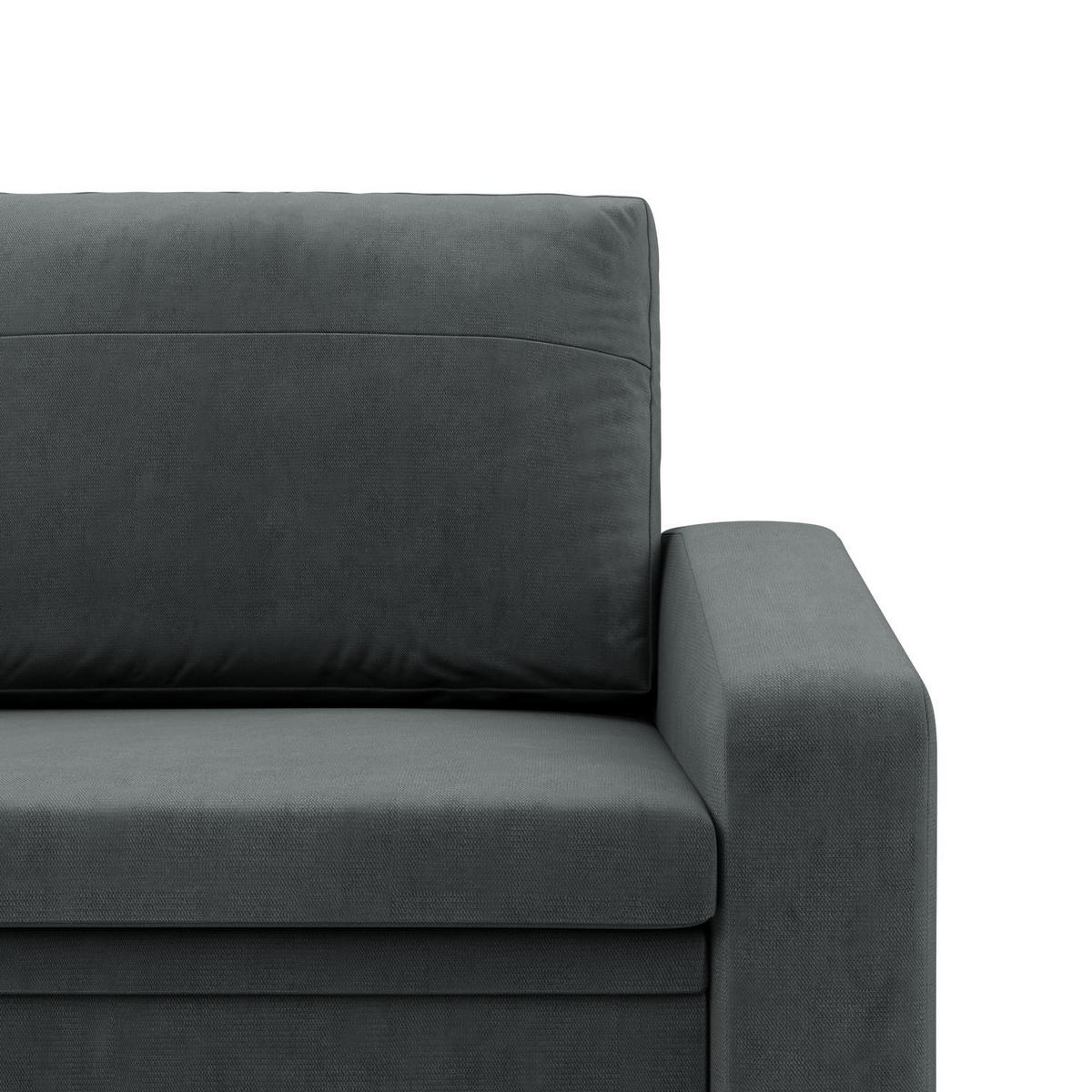 LOUNGESESSEL ORBIT, 80 CM, Dunkelgrau - Dunkelgrau, Textil (108/80/87cm)
