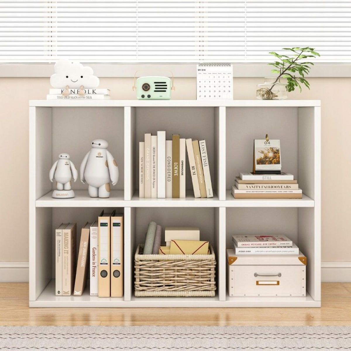 BÜCHERREGAL, weiß 90/60/30 cm - Weiß, Holzwerkstoff (90/60/30cm)