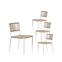 GARTENSTUHL Kale Beige 53 cm x 79 cm 4er-Set - Beige, Kunststoff (53/79/60cm) - Klast Home