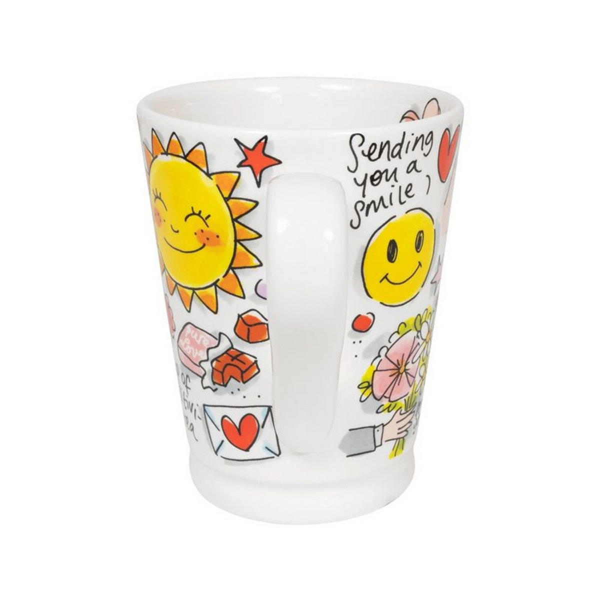 XL-BECHER A hug in a mug in Bunt - 500 ml - Multicolor, Keramik (0.5L) - Blond Amsterdam