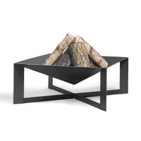 FEUERSCHALE „CUBA“ 70x70 cm - Rostfarben, Metall (70/70cm) - Cook King