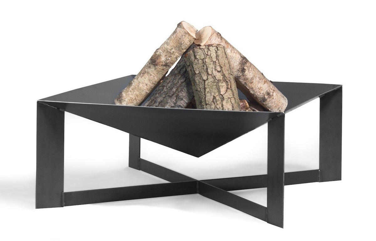 FEUERSCHALE „CUBA“ 70x70 cm - Rostfarben, Metall (70/70cm) - Cook King