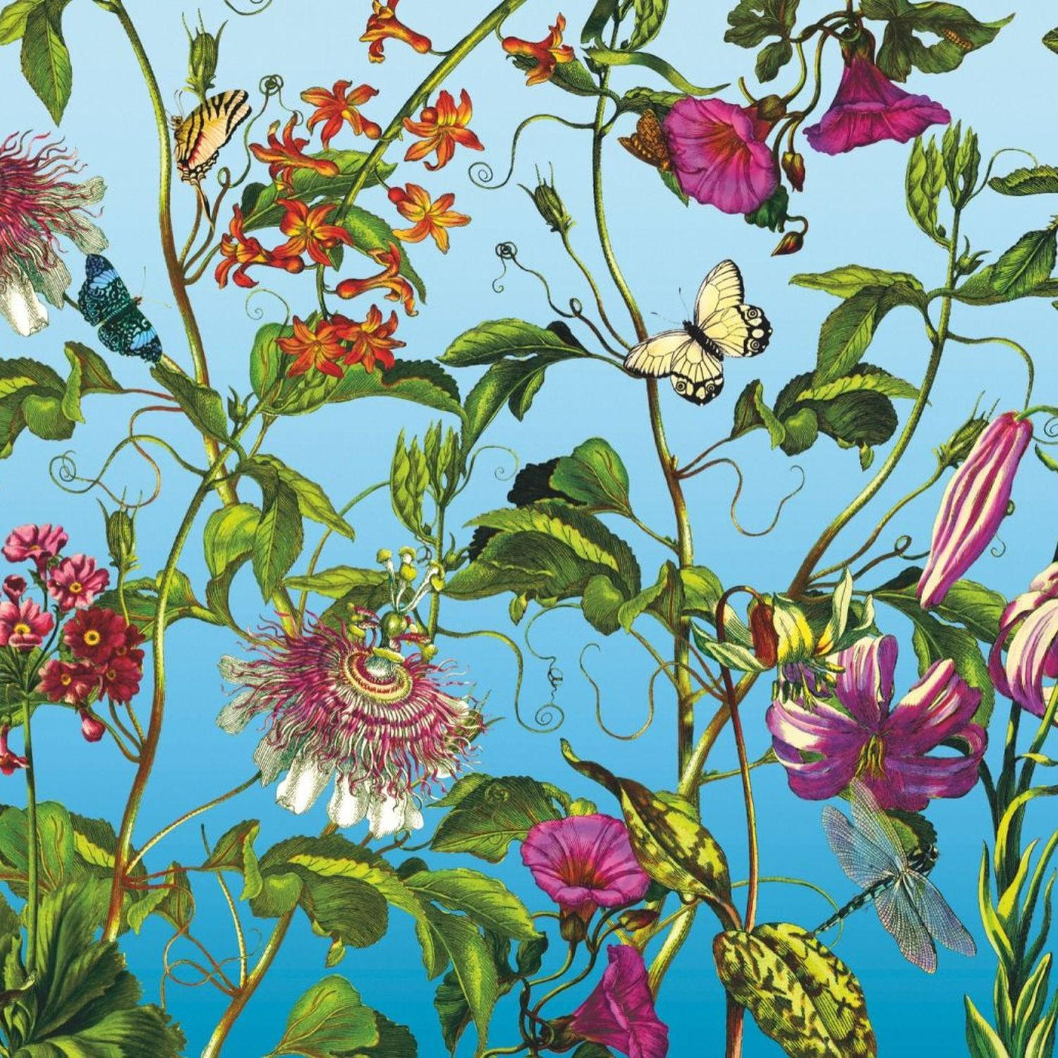 FOTOTAPETE Garten 368 x 248 cm - Grün, Papier (368/248cm) - Sanders & Sanders