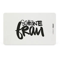 SCHNEIDEBRETT Schöne Frau aus Kunststoff in Schwarz/Weiß - Schwarz, Kunststoff (14.3/23.3cm) - Sonstige